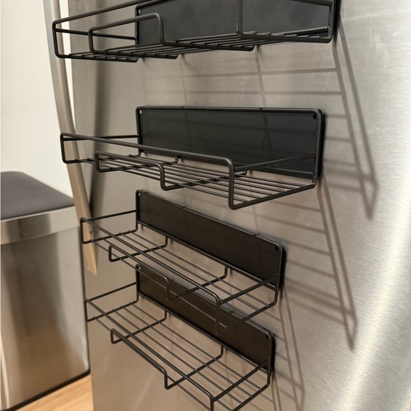 Amazon Black Magnetic Storage Rack - Picture 3 of 5